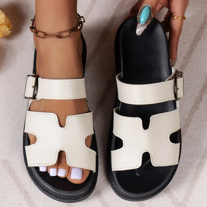 Orsella – Orthopedic slip-on sandals with chunky sole