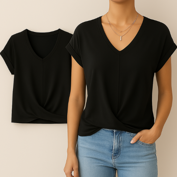 Eva | Casual V-Neck T-Shirt