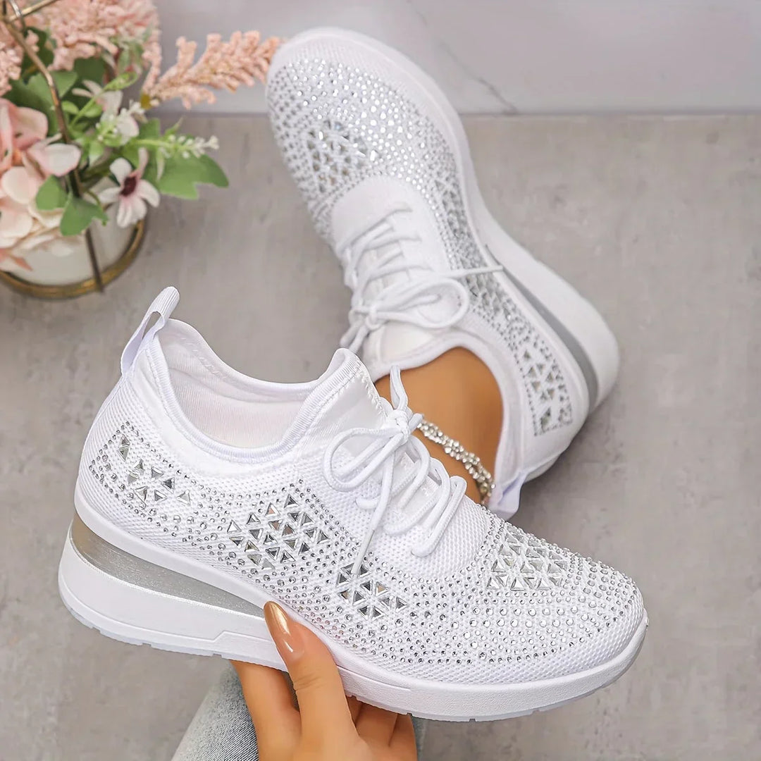 Stella – Orthopedic Women's Sneakers with Elegant Shine