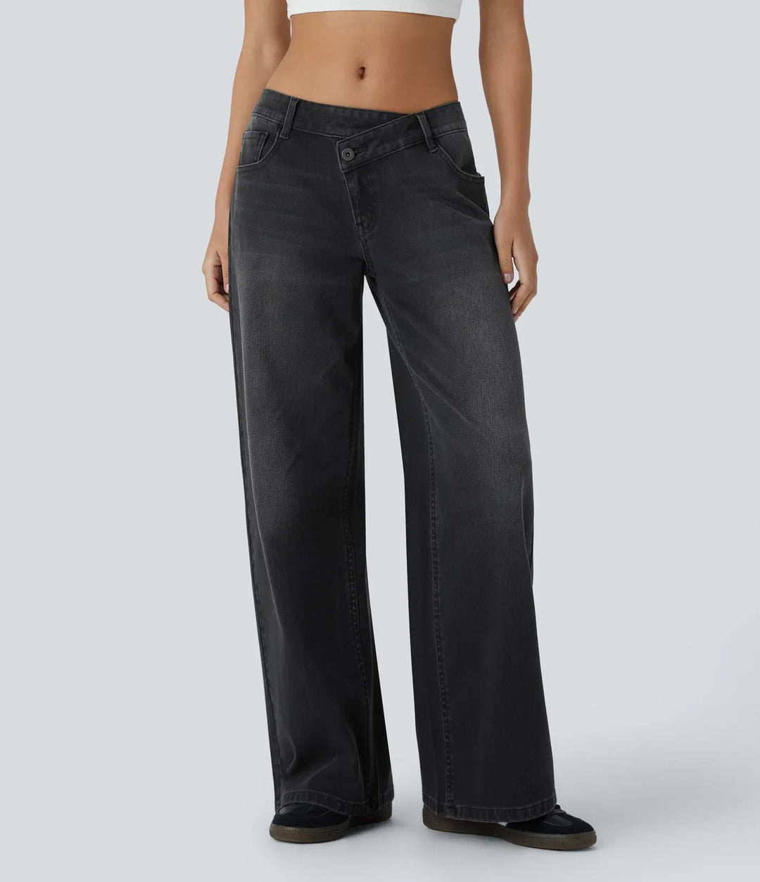 Arden – Casual women's wide-leg jeans in multiple colors