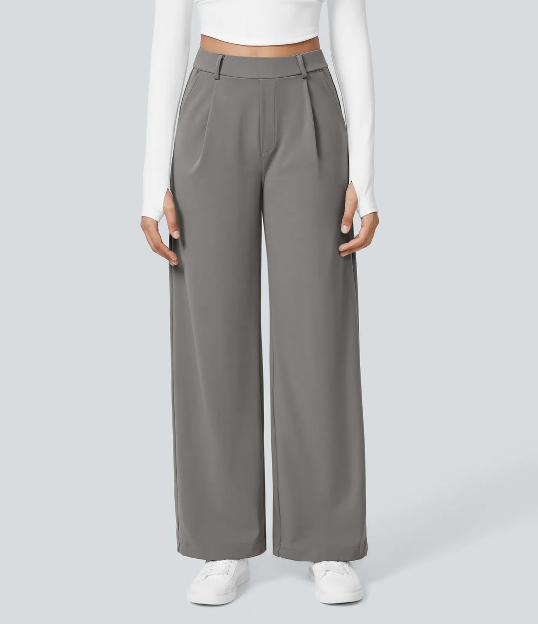 Elara – Elegant Wide-Leg High-Waist Pants