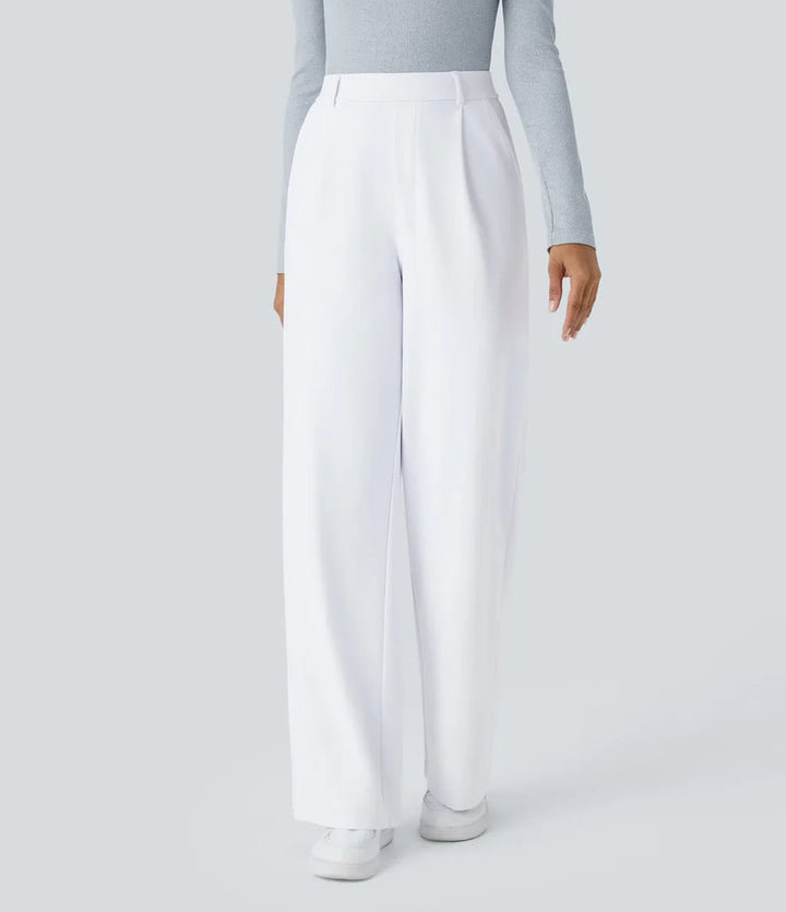Elara – Elegant Wide-Leg High-Waist Pants