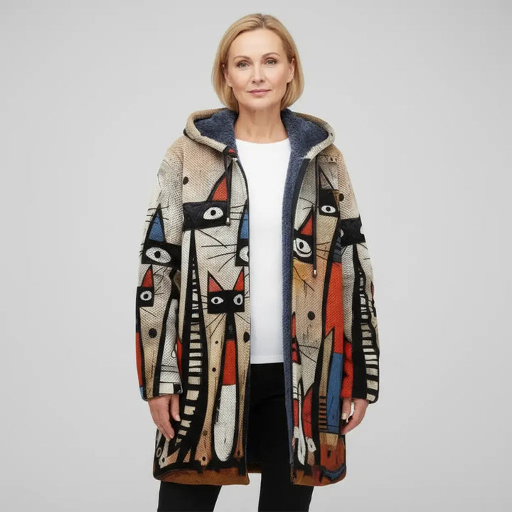 Kiara | Luxury Artistic-Inspired Cardigan