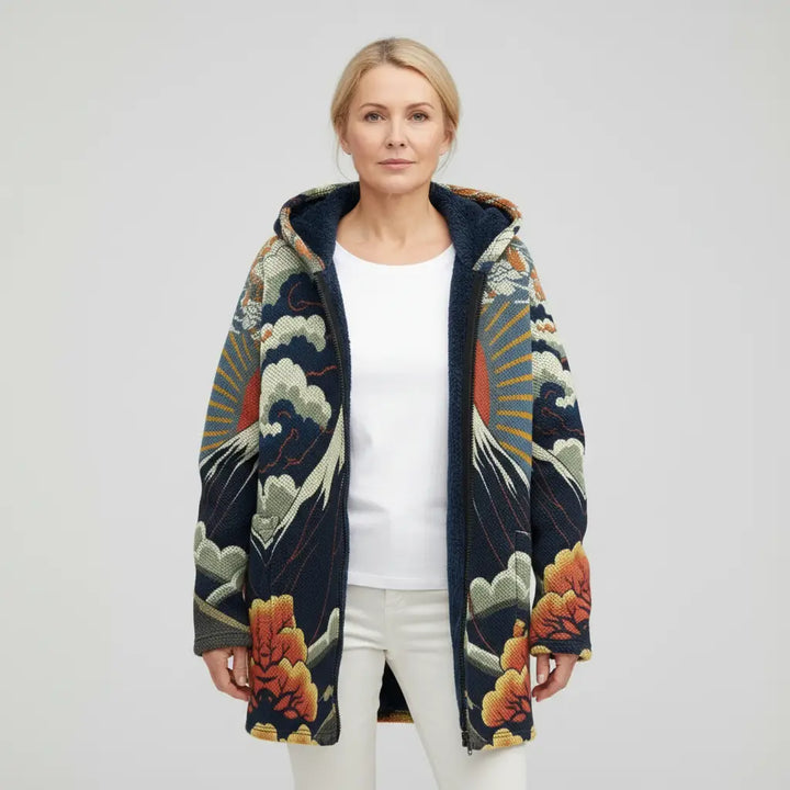 Kalina | Luxury cardigan inspired by art