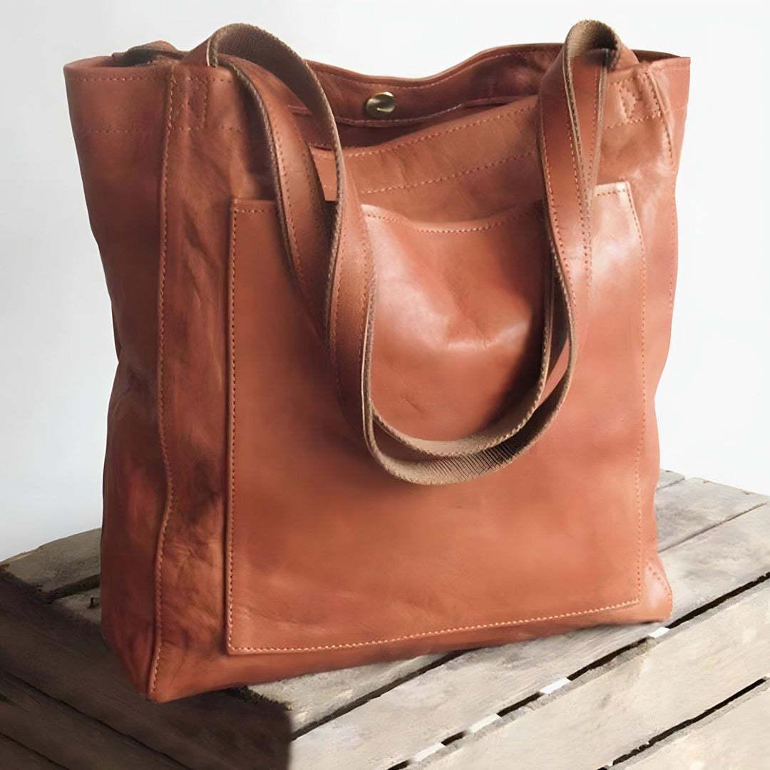 Aveline Luxe Tote – Stylish Leather Shoulder Bag