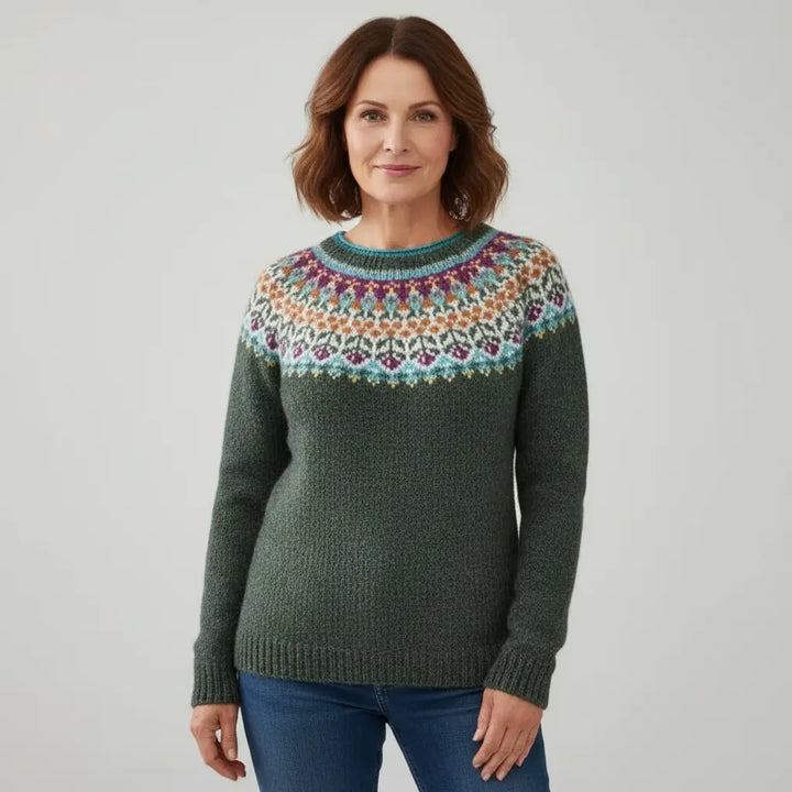 Silvana - Comfortable Retro Sweater