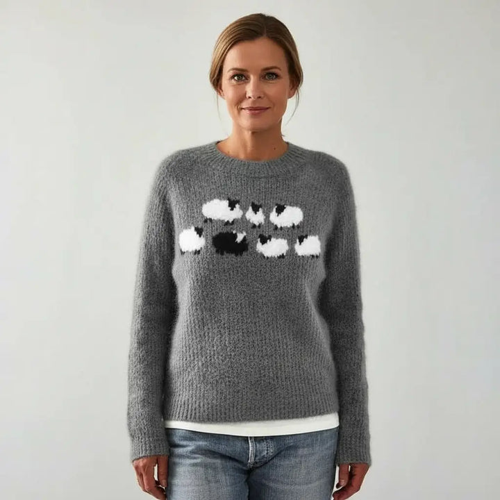 Lina - Comfortable Cute Sheep Sweater